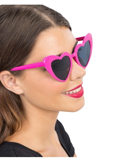 BRILLE FASSUNG HERZ FUCHSIA 15CM X 14.5CM X 6CM