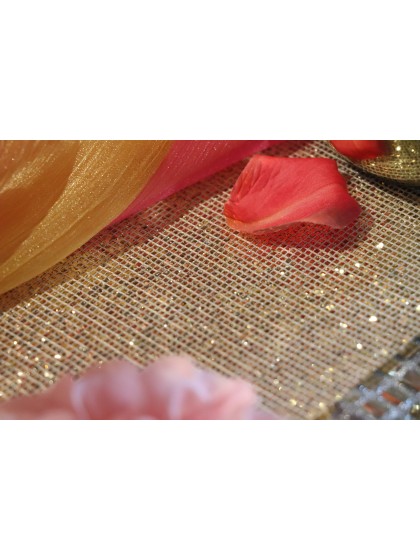 TISCHLÄUFER SHIMMER GOLD 28CM X 3M