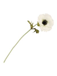 TIGE ANEMONE BLANCHE DIA 10CM X 38CM