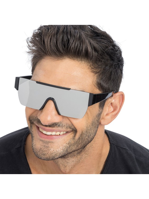 LUNETTES EFFET MIROIR ARGENT 15CM X 15CM X 5.2CM