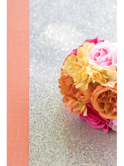 BLUMENSTRAUSS BLOOM GELB / ORENGEL / ROSA / FUCHSIA DIA 20CM X 32CM
