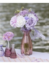 BLUMENSTRAUSS BUTTERLFY PURPUR / LAVENDEL / VIOLETT DIA 20CM X 32CM