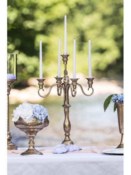 CHANDELIER METAL MAJESTIC 5 BRANCHES DIA 39CM X 59CM
