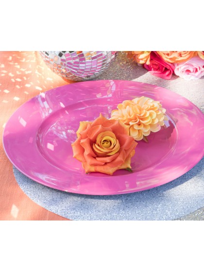 SET 2 ORANGE ROSES DIA 9CM X 5.5CM