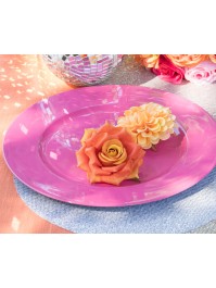 SET 2 ORANGE ROSES DIA 9CM X 5.5CM