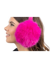 OHRENWÄRMER KUNSTFELL FUCHSIA Einheitsgröße