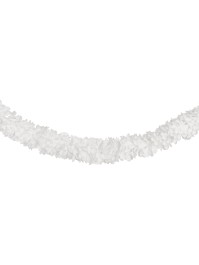 WHITE FLOWERS GARLAND DIA 9CM X 220CM