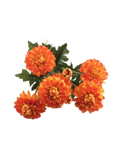 BLUMENSTRAUSS 3 STIELE TAGETES ORENGELS 12CM X 8CM X 59CM