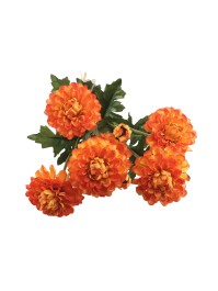 BLUMENSTRAUSS 3 STIELE TAGETES ORENGELS 12CM X 8CM X 59CM