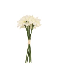 BLUMENSTRAUSS 6 KAMELIE WEISS DIA 11CM X 23CM