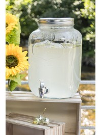 LIMONADIER EN VERRE 8L 19.7CM X 19.7CM X 31.5CM