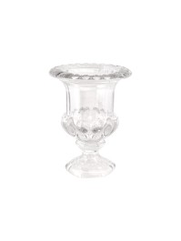 VASE GLAS FLORENCE TRANSPARENT 20CM X 20CM X 26CM