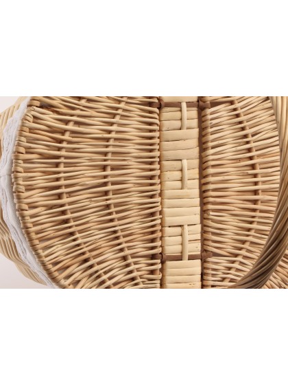 WILLOW PICNIC BASKET 35CM X 25CM X 22CM