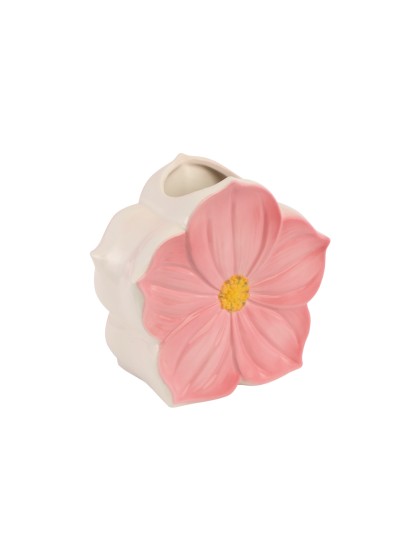 VASE FORME FLEUR CERAMIQUE FAIRY POND 13.8CM X 7.8CM X 13.5CM