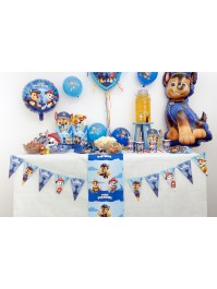 BLUE FANIONS GARLAND PAW PATROL © 190CM X 18CM