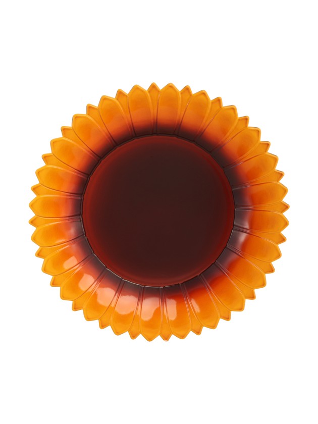 ASSIETTE DE PRESENTATION PP FORME TOURNESOL DIA 33CM