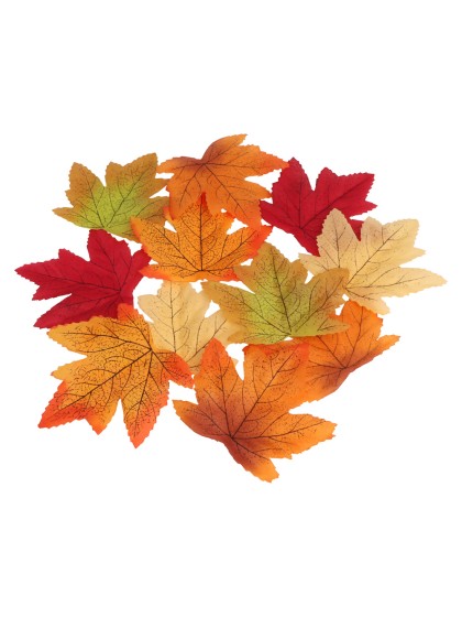 SET 50 BLÄTTER ERABLE STOFF FARBEN ASSORTIES 10CM X 9.5CM X 0.1CM