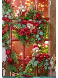 GUIRLANDE RED BERRIES 150CM X 20CM X 13CM