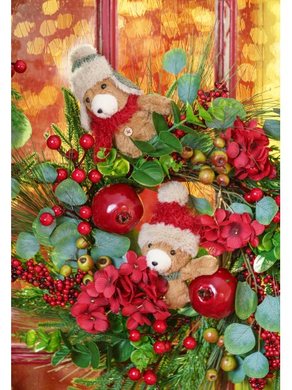 KRONE RED BERRIES DIA 50CM X 12CM
