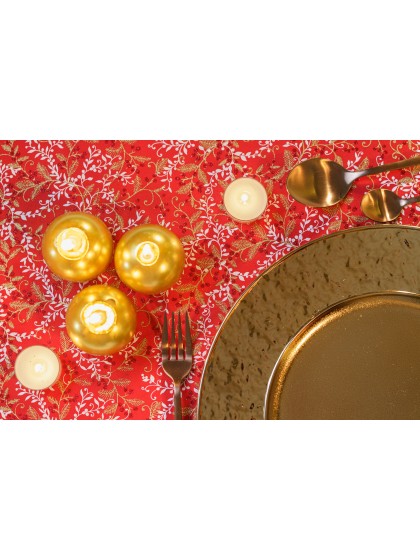HOLLY LACE LUXERIA TABLE RUNNER 29CM X 3M