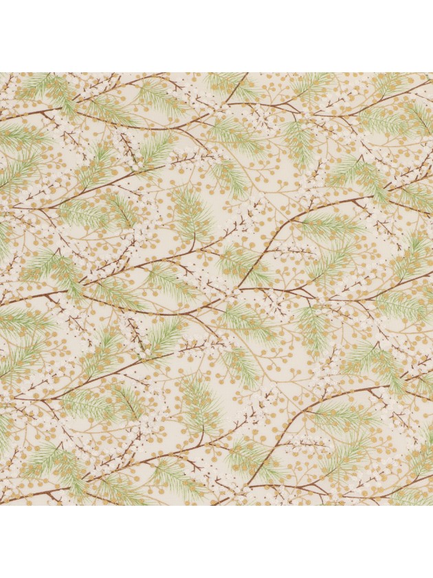 CHEMIN DE TABLE LUXERIA EVE SNOW 29CM X 3M