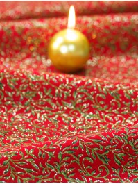 RUBY VELVET LUXERIA TABLE RUNNER 29CM X 3M
