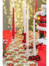CHEMIN DE TABLE LUXERIA BELLE WINTER 29CM X 3M