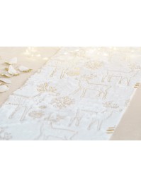 TISCHLÄUFER KUNSTFELL GOLDEN REINDEER 30CM X 3M