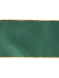 RUBAN VELOURS LUXE VERT EVERGREEN 12CM X 5M