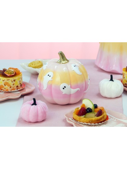 KÜRBIS FARBEN DEGRADEES MIT GEISTER SUMMERWEEN 14.5CM X 14.5CM X 14.8CM
