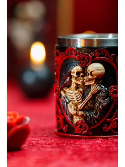 MUG KUNSTHARZ ETERNAL LOVE 15CM X 9CM X 11CM