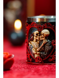 MUG KUNSTHARZ ETERNAL LOVE 15CM X 9CM X 11CM