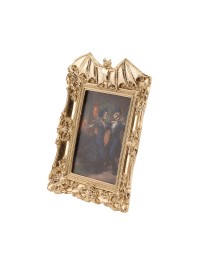 CADRE A POSER RESINE CHAUVE-SOURIS OR 17CM X 2CM X 27CM