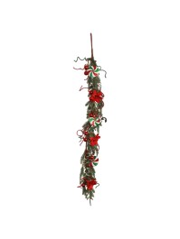 GUIRLANDE PEPPERMINT SWEET 120CM X 24CM X 10CM
