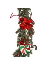 GIRLANDE PEPPERMINT SWEET 120CM X 24CM X 10CM