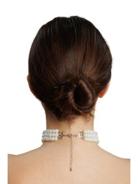 COLLIER PERLES ENSANGLANTEES 31CM X 0.5CM X 11CM