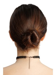 BLACK BEADS NECKLACE 30CM X 0.3CM X 11CM