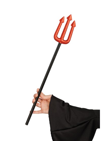RED DEVIL SET - 3 PCS WINGS HEADBAND TRIDENT WINGS: 60CM X 42CM X 2CMTRIDENT: 7.5CM X 1CM X 53CM
