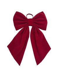 RUBY SANTA BOW 47CM X 5CM X 64CM