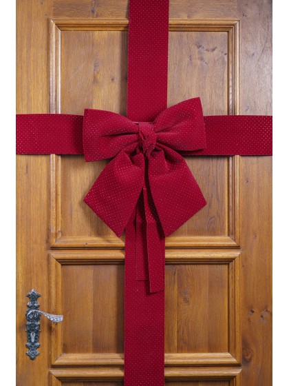 TÜRSCHLEIFE. RUBY SANTA 42CM X 5CM X 46CM