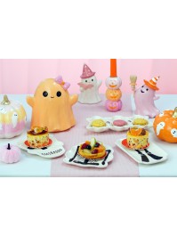 TELLER KERAMIK SKELETT WEISS SUMMERWEEN - 3 SORT. CA. 13.5CM X 1.5CM X 19CM