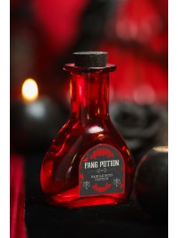 FLACON HEART VERRE ROUGE FANG POTION 8CM X 4CM X 10.8CM