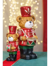 MAGNESIA SWEET BEAR WITH DRUM 18.5CM X 21.5CM X 45.5CM
