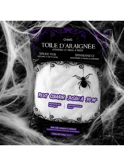 TOILE D’ARAIGNEE BLANCHE 125GR