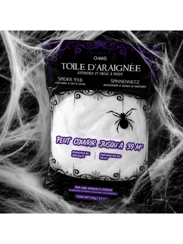 TOILE D’ARAIGNEE BLANCHE 125GR