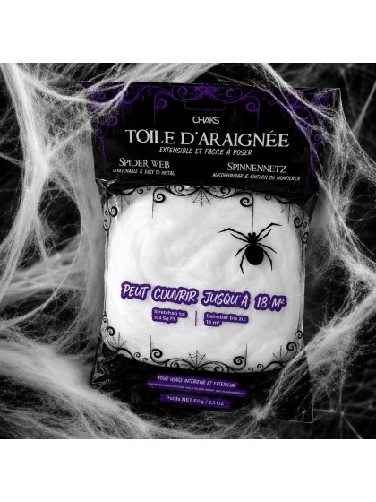 TOILE D’ARAIGNEE BLANCHE 60GR