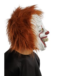 SCARY CLOWN LATEX MASK 21CM X 23CM X 30CM