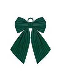 NOEUD VELOURS VERT TEXTURE 45CM X 4CM X 60CM