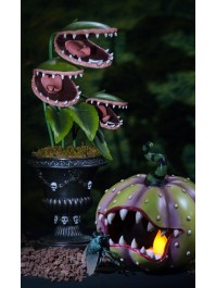POT DE PLANTE CARNIVORE VENUS FLYTRAP RESINE 23CM X 27CM X 58CM