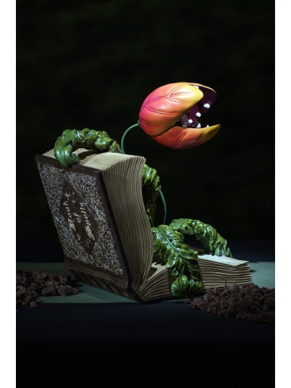 LIVRE RESINE PLANTE CARNIVORE 29CM X 25CM X 29CM